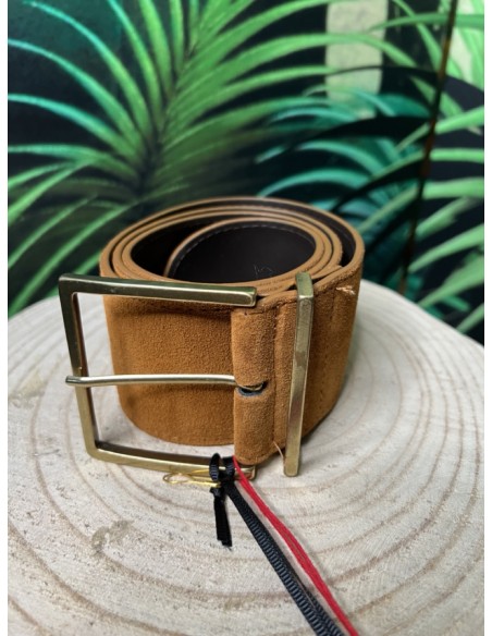 Ceinture Large en Croûte de Cuir Ezra La Petite Etoile