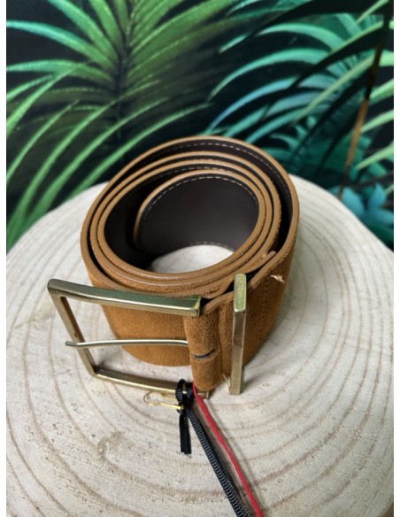 Ceinture Large en Croûte de Cuir Ezra La Petite Etoile