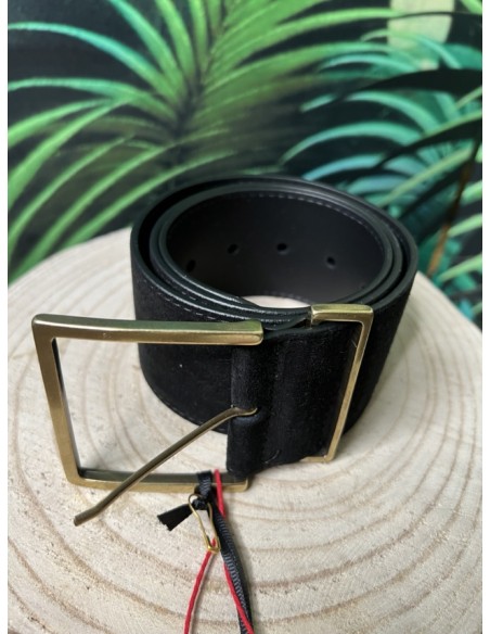 Ceinture Large en Croûte de Cuir Ezra La Petite Etoile