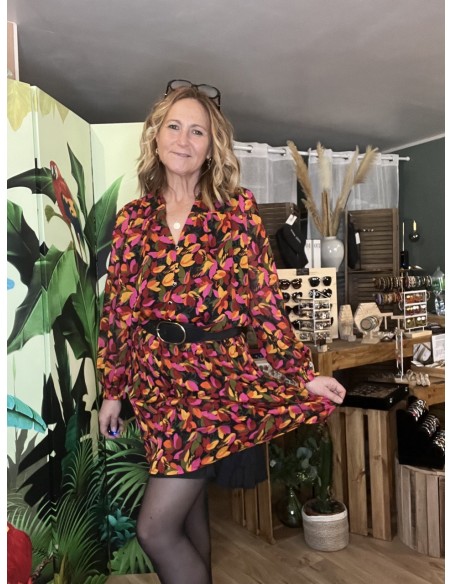 Jupe courte plissée Couleurs Automne Milien La Petite Etoile