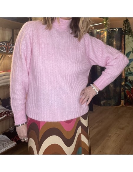 Pull Col montant Laine et Alpaga Nenaya MSCH