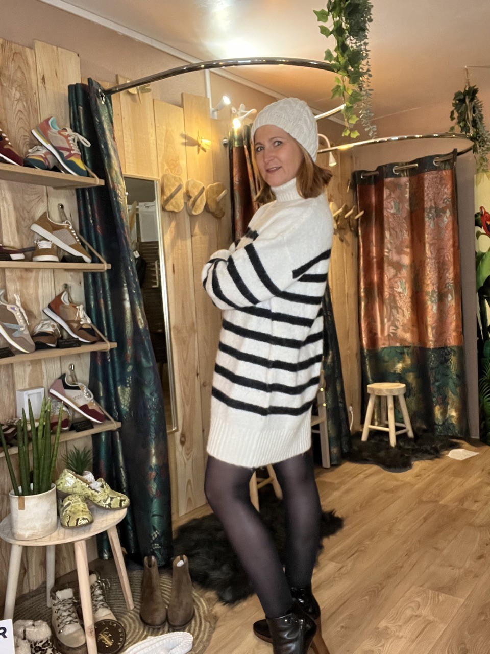 Pull Robe Marinière Rhapontique Laure+Max