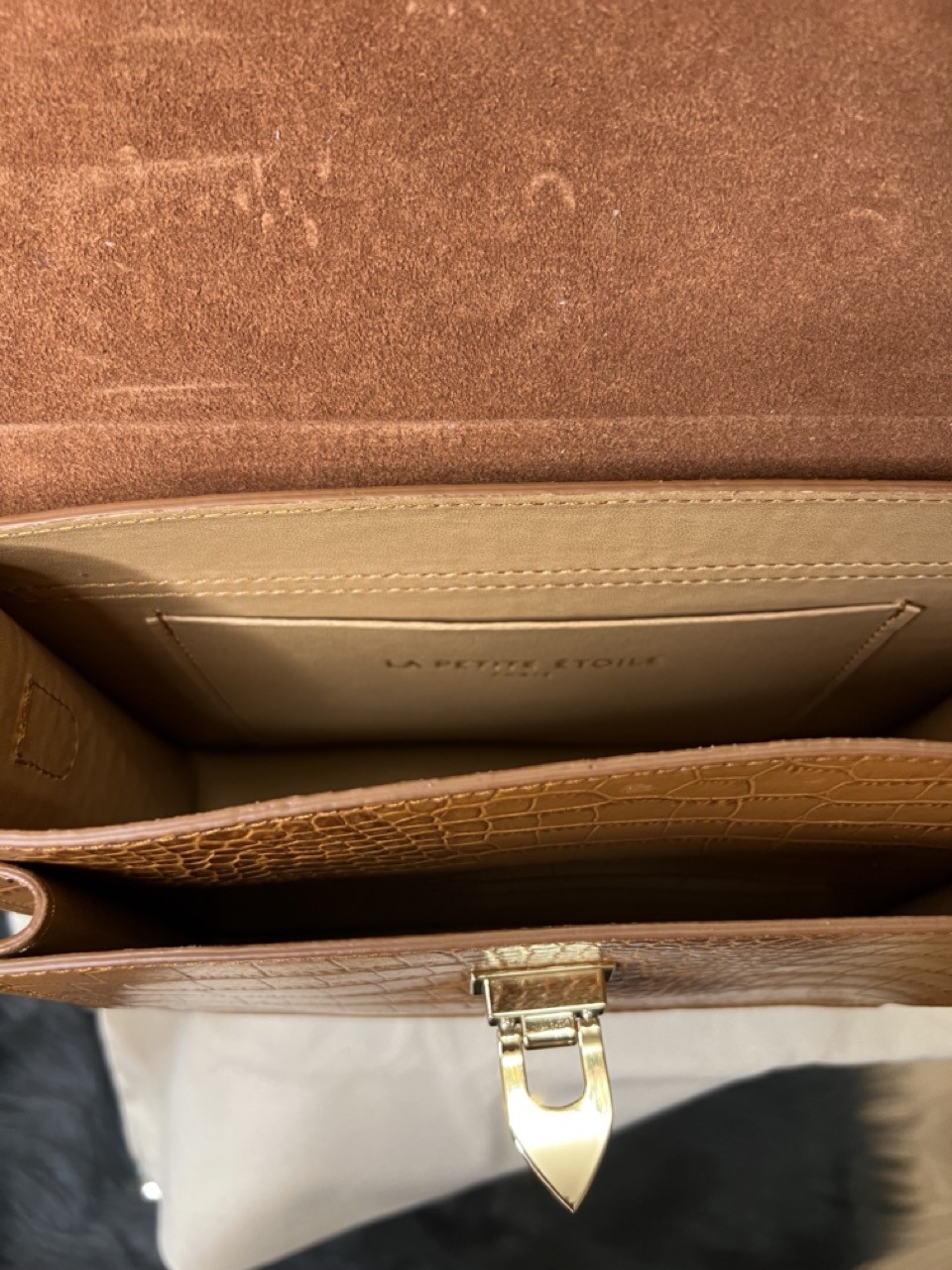 Sac Cartable Effet Croco East La Petite Etoile