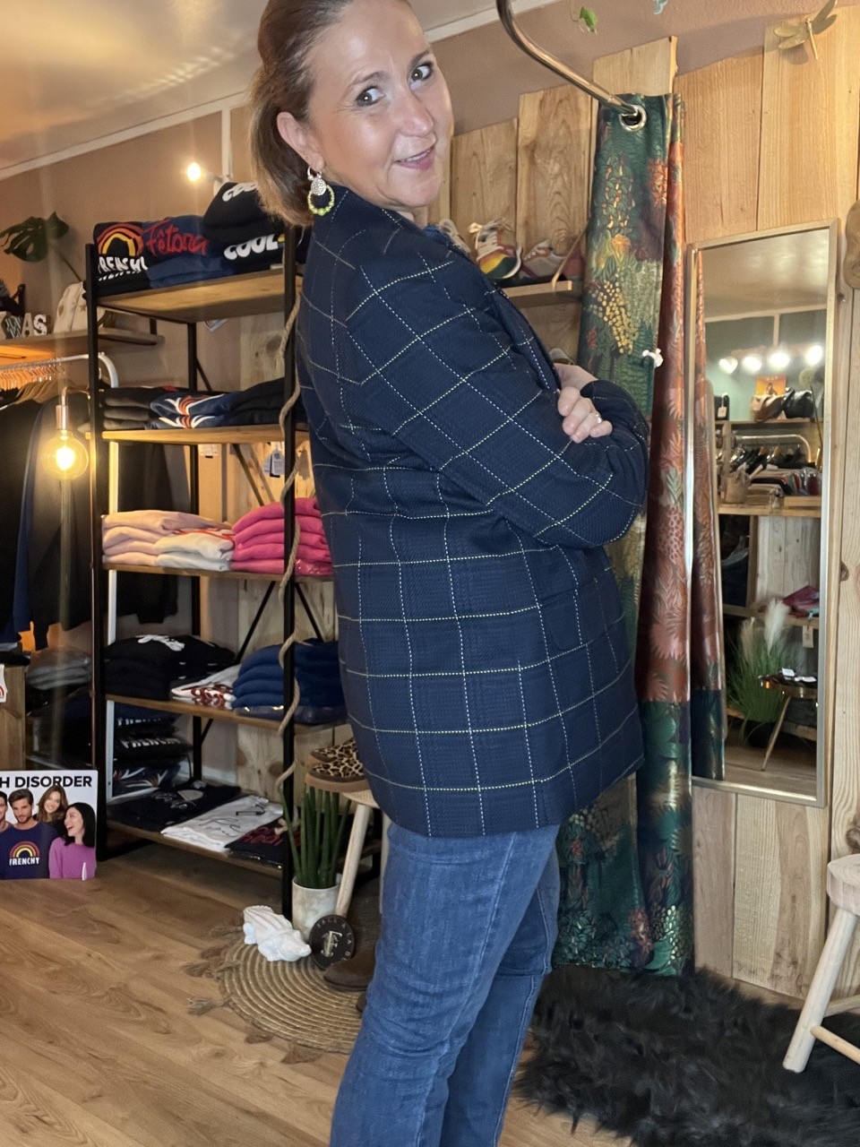 Veste Blazer Marine Pulz Jeans