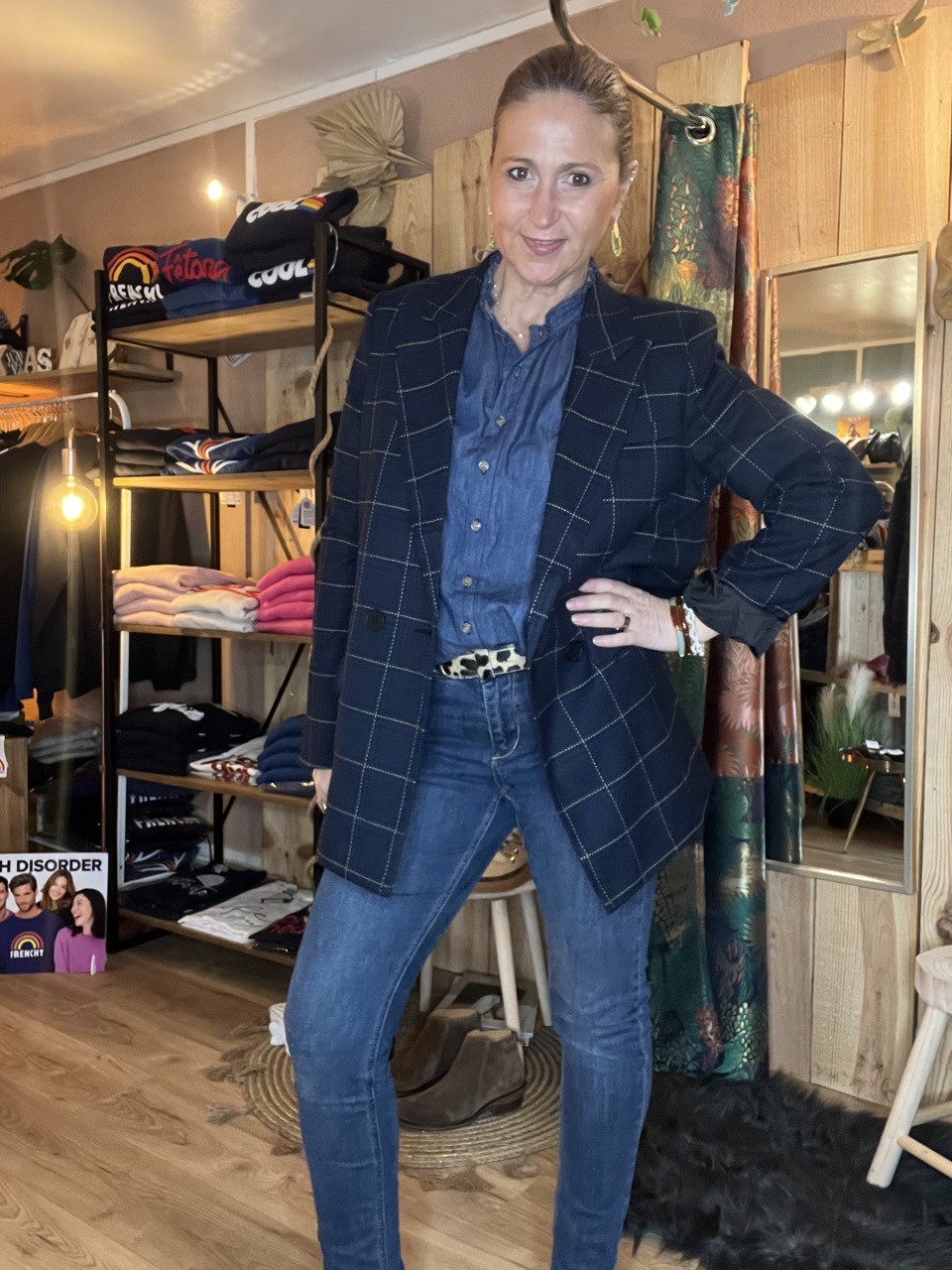 Veste Blazer Marine Pulz Jeans