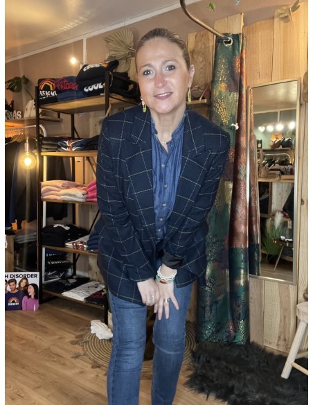 Veste Blazer Marine Pulz Jeans