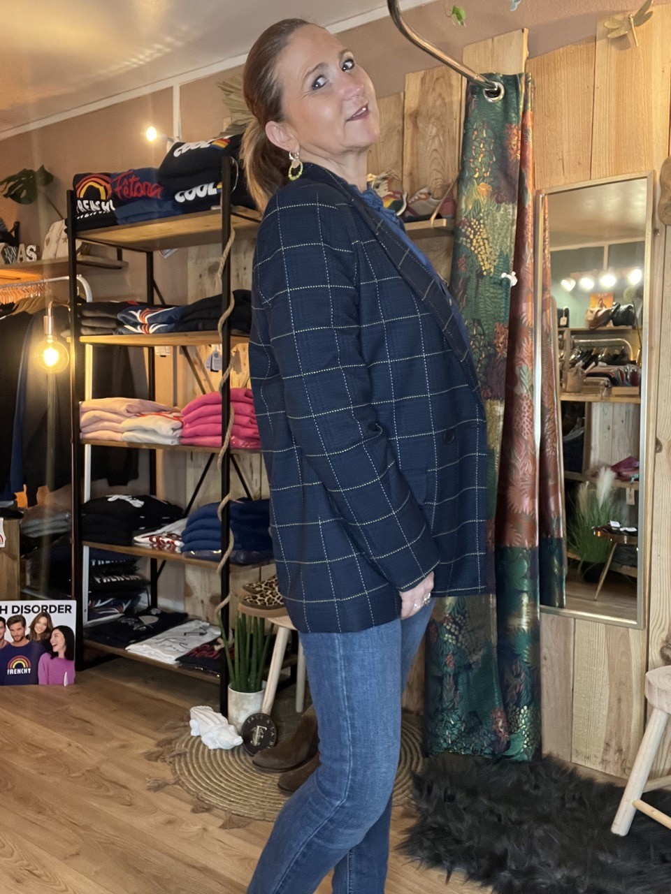 Veste Blazer Marine Pulz Jeans