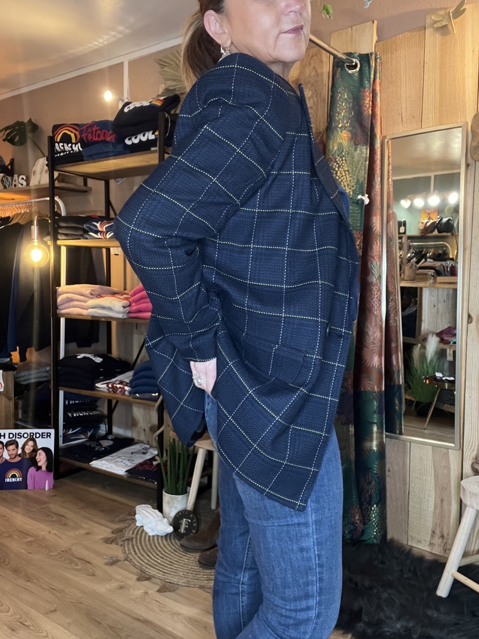 Veste Blazer Marine Pulz Jeans