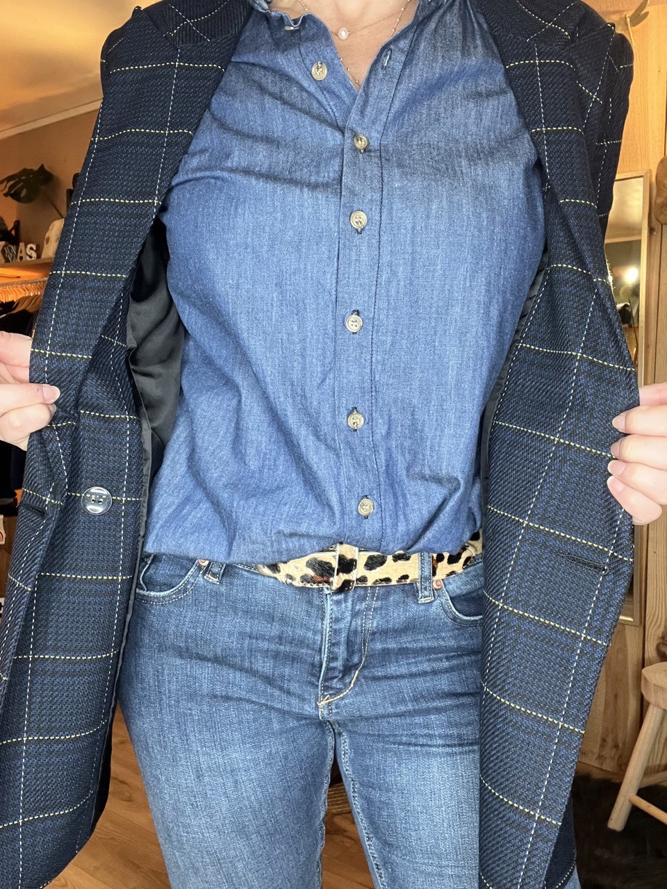 Veste Blazer Marine Pulz Jeans