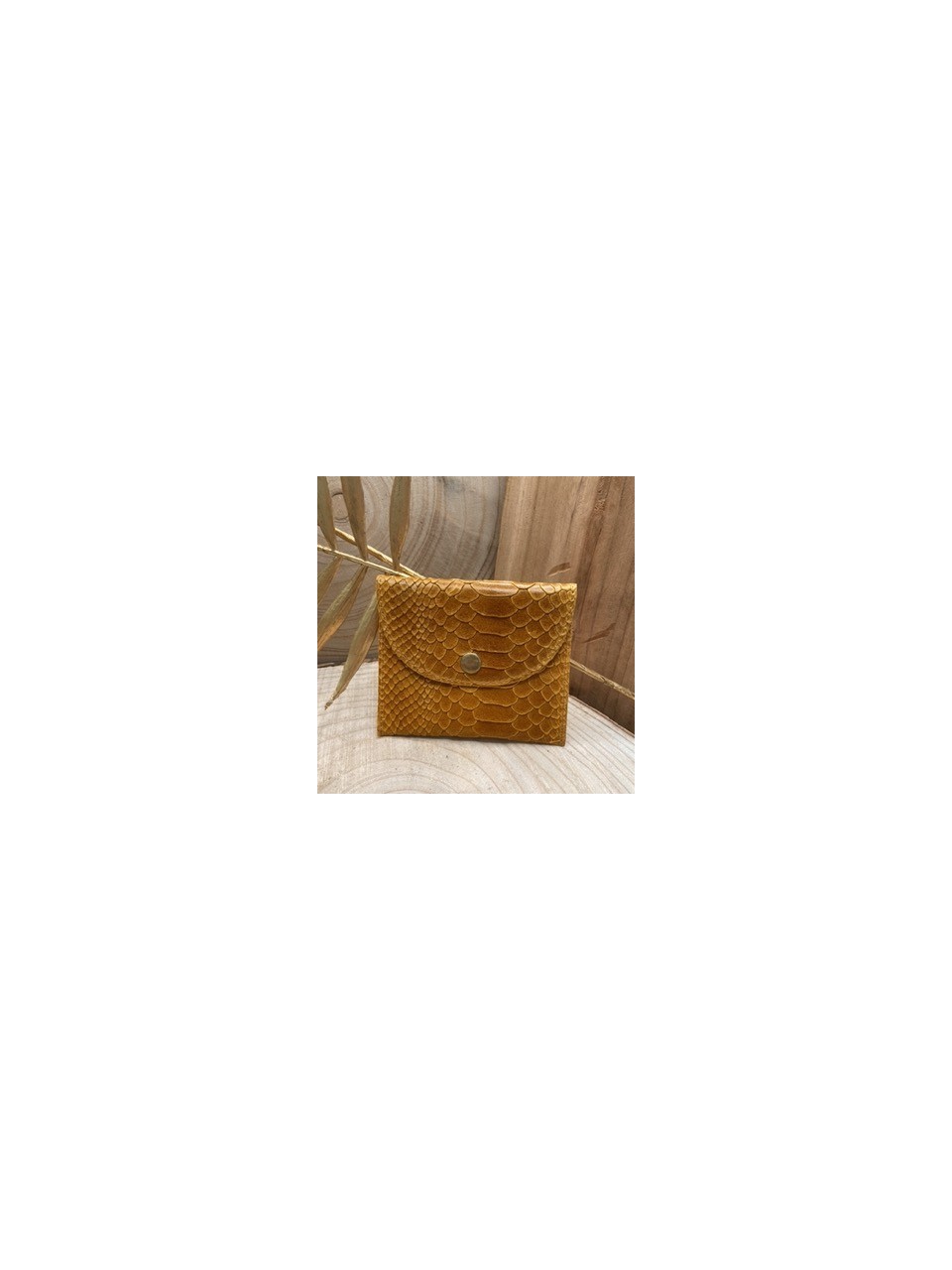 Porte Carte Cuir Tressé Nell Cherry Paris Leather