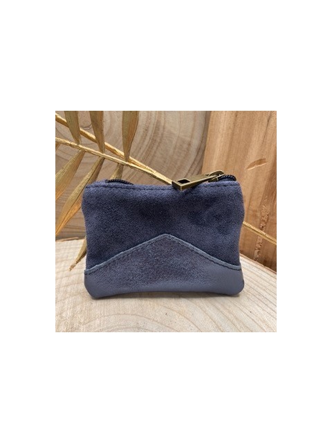 Porte Monnaie Cuir Glitter Anne Cherry Paris Leather