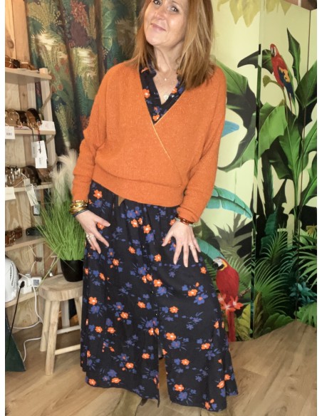 Pull Cache Coeur Lurex ALY La Petite Etoile