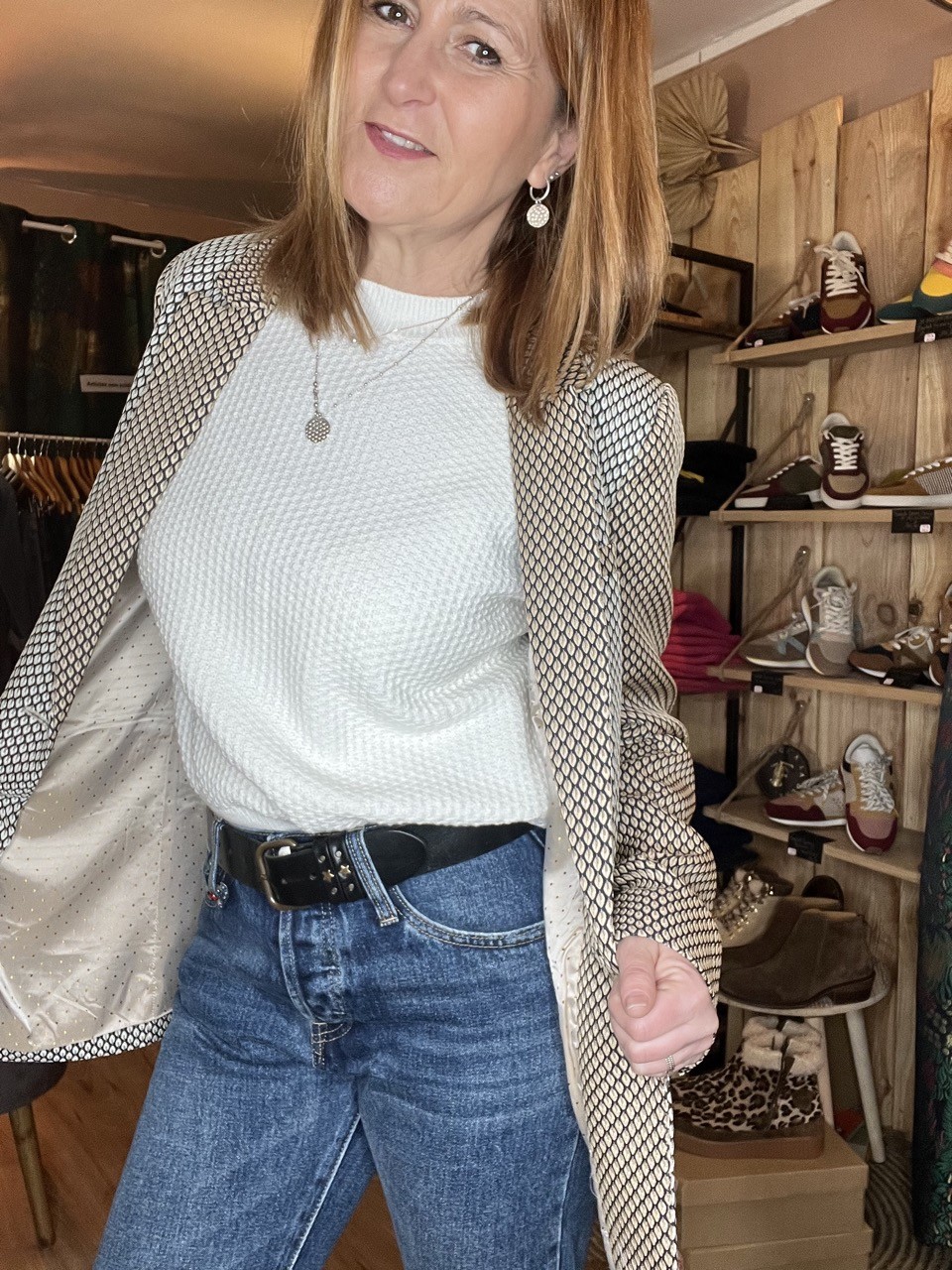 Veste Blazer avec Motifs Jacquard Costercopenhagen