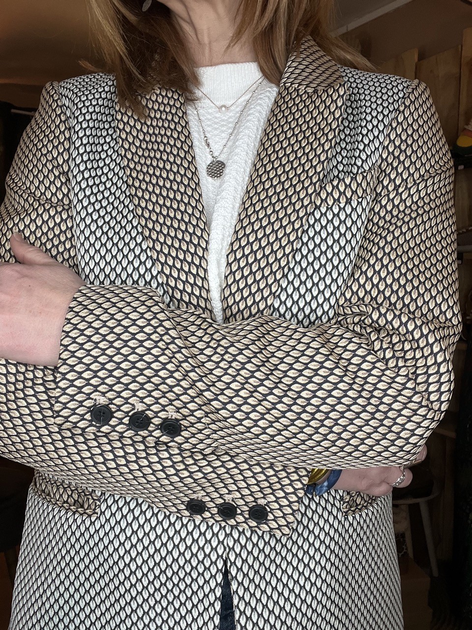 Veste Blazer avec Motifs Jacquard Costercopenhagen