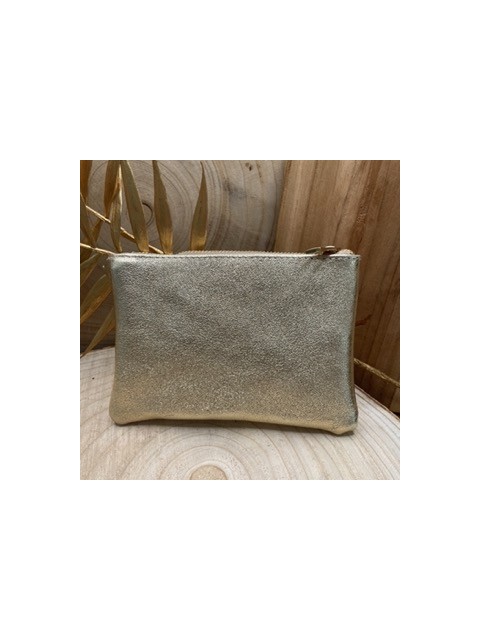 Pochette Main Cuir Suède Delphine Cherry Paris 2