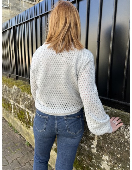 Pull ajouré style crochet Silvana Artlove