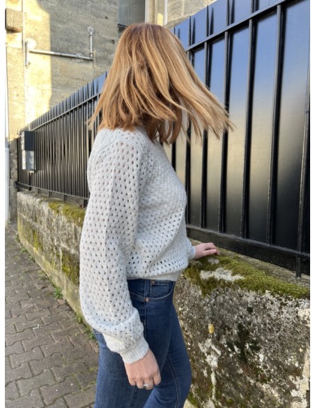 Pull ajouré style crochet Silvana Artlove