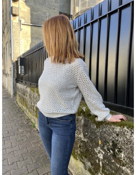 Pull ajouré style crochet Silvana Artlove