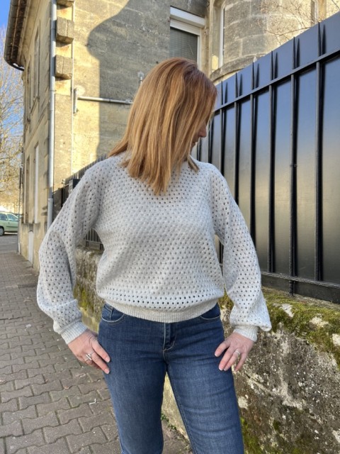 Pull ajouré style crochet Silvana Artlove 2