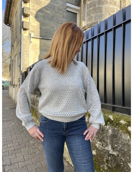 Pull ajouré style crochet Silvana Artlove
