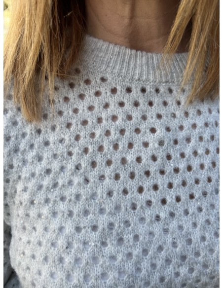 Pull ajouré style crochet Silvana Artlove