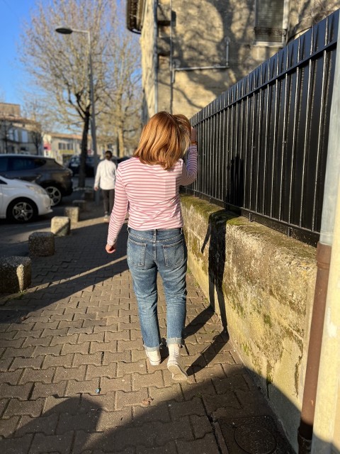 Tee Shirt Manches Longues Marinière Bloomie Selected 2