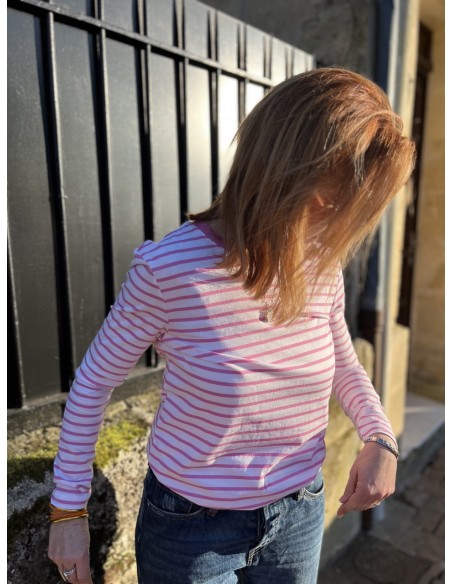 Tee Shirt Manches Longues Marinière Bloomie Selected