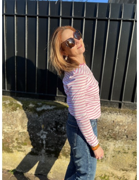 Tee Shirt Manches Longues Marinière Bloomie Selected