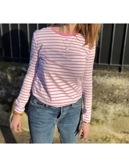 Tee Shirt Manches Longues Marinière Bloomie Selected
