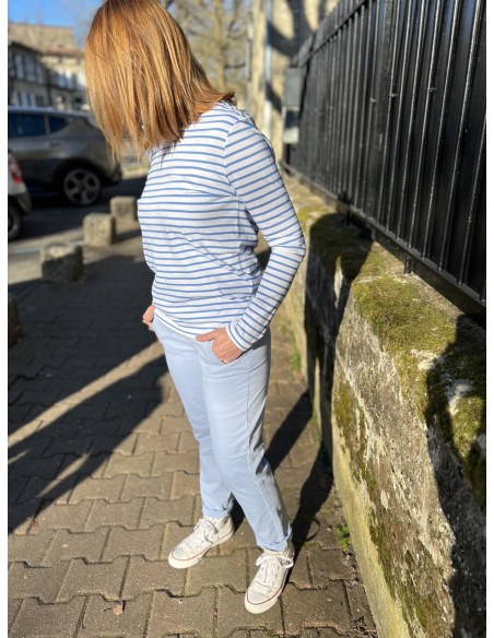 Tee Shirt Manches Longues Marinière Bloomie Selected