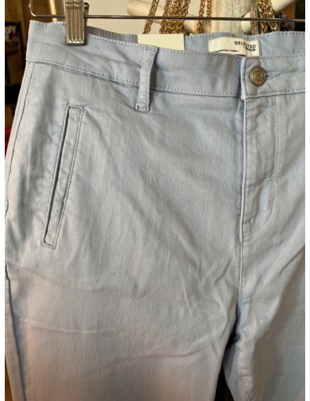 Pantalon Chino Straight Fit Coton Organic Selected