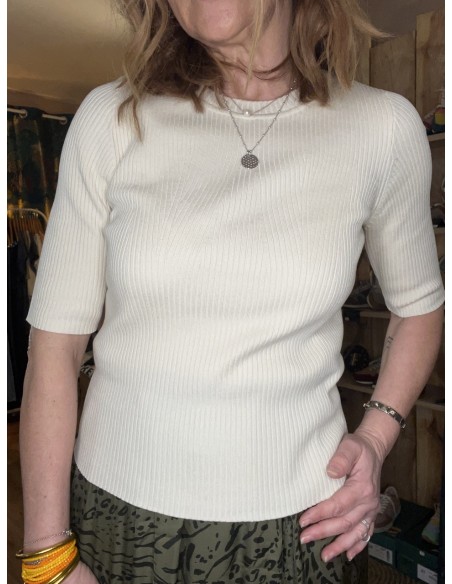 Top Manches Mi longues Maille Viscose Mala Selected