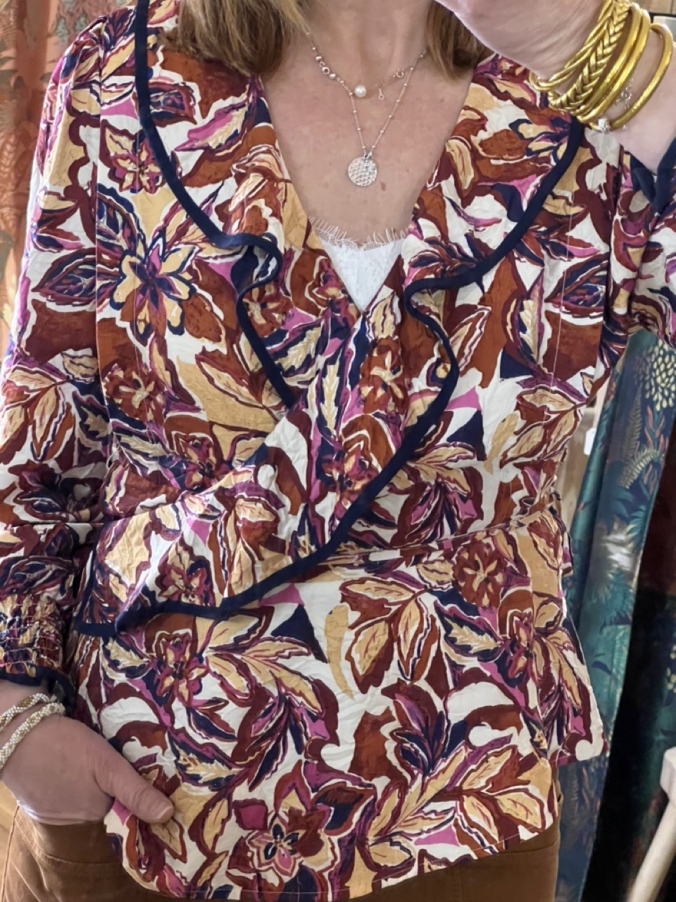 Chemisier Blouse Cache Coeur IRNELSON Atelier Rêve