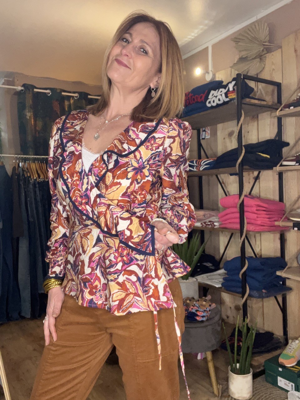 Chemisier Blouse Cache Coeur IRNELSON Atelier Rêve