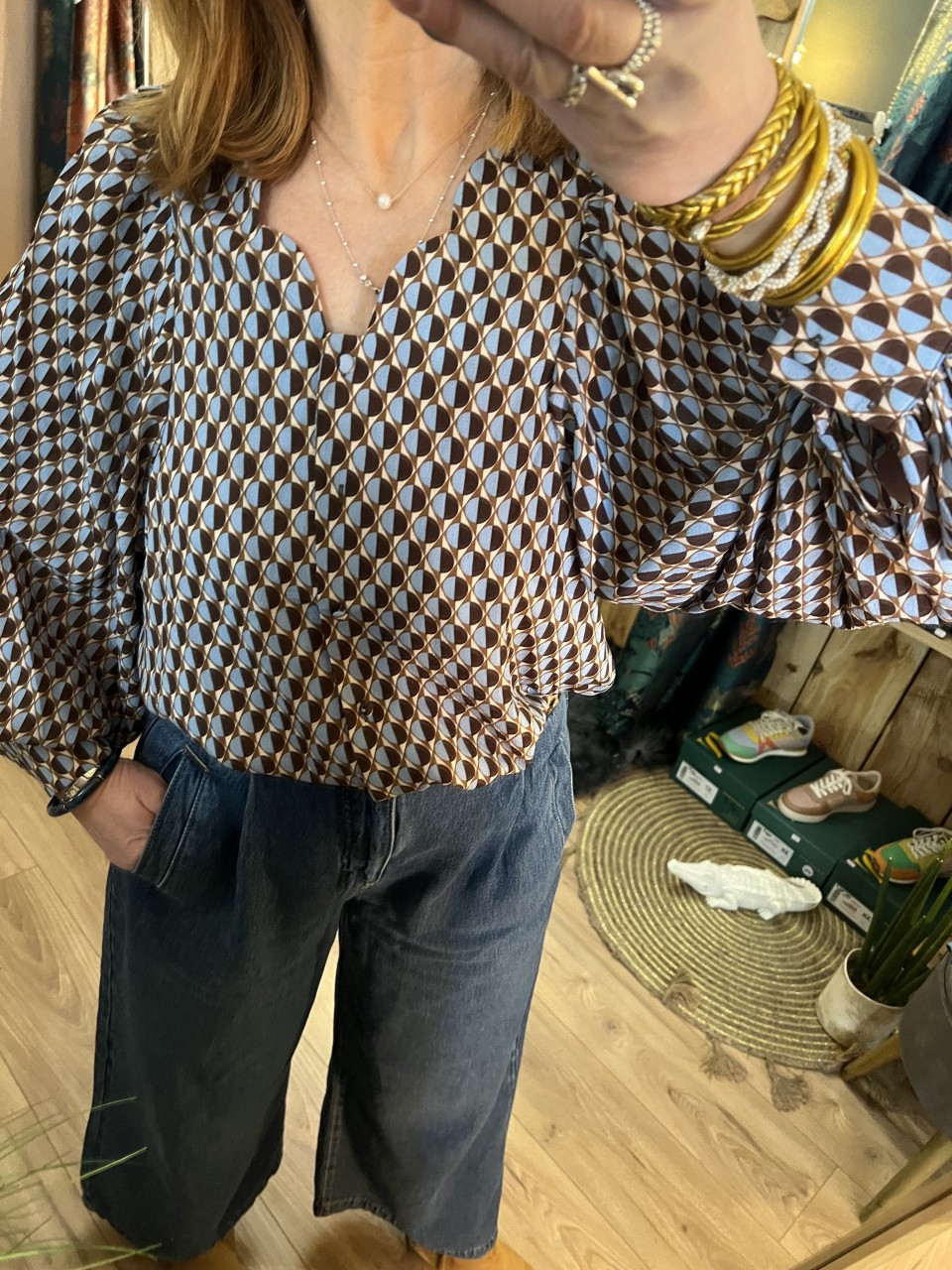 Blouse Chemisier imprimé Esprit Vintage Skatïe