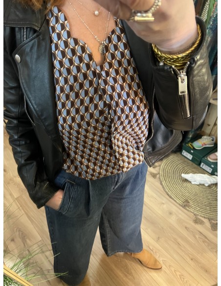 Blouse Chemisier imprimé Esprit Vintage Skatïe