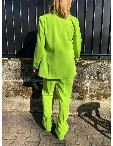 Pantalon droit et large Vert Anis Petra Fit Costercopenhagen