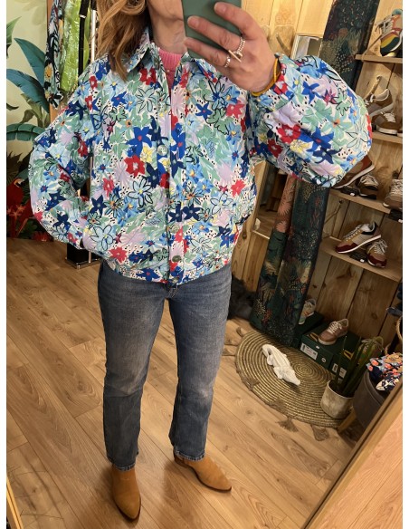 Veste Flowers effet matelassée Blossom POM Amsterdam