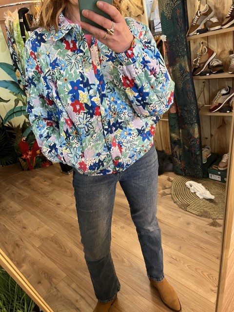 Veste Flowers effet matelassée Blossom POM Amsterdam