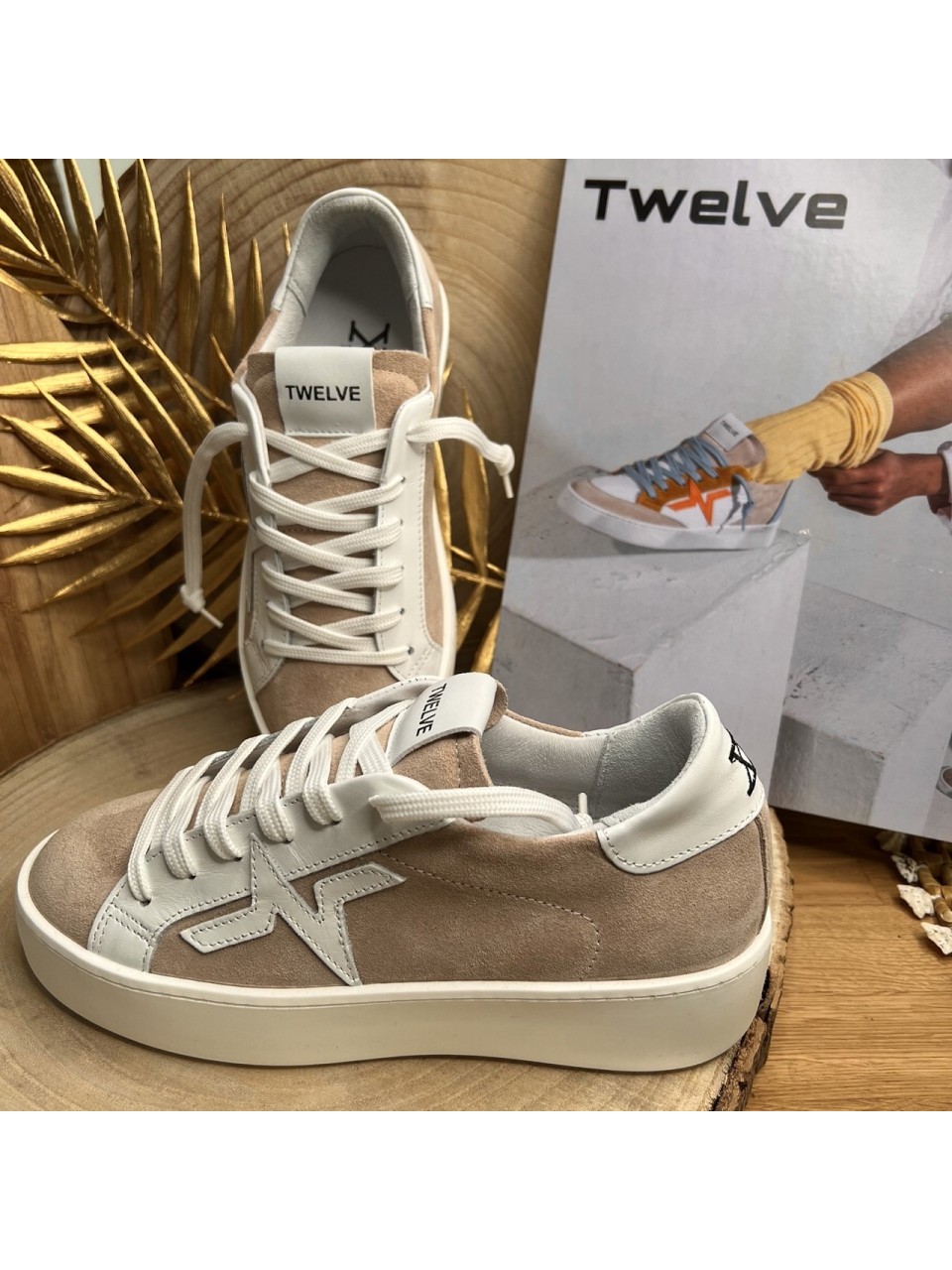 Baskets Sneakers Twelve Classic Donna Color 12