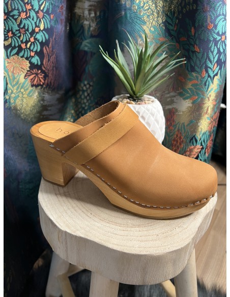 Sabots Nubuck Beige Eglantine HOOF