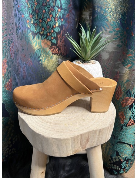Sabots Nubuck Beige Eglantine HOOF