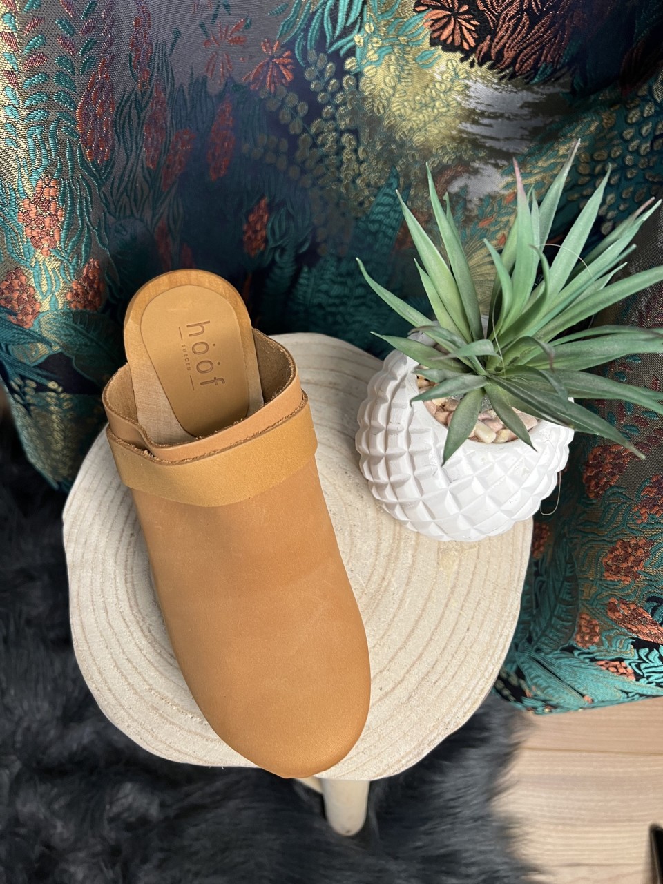 Sabots Nubuck Beige Eglantine HOOF