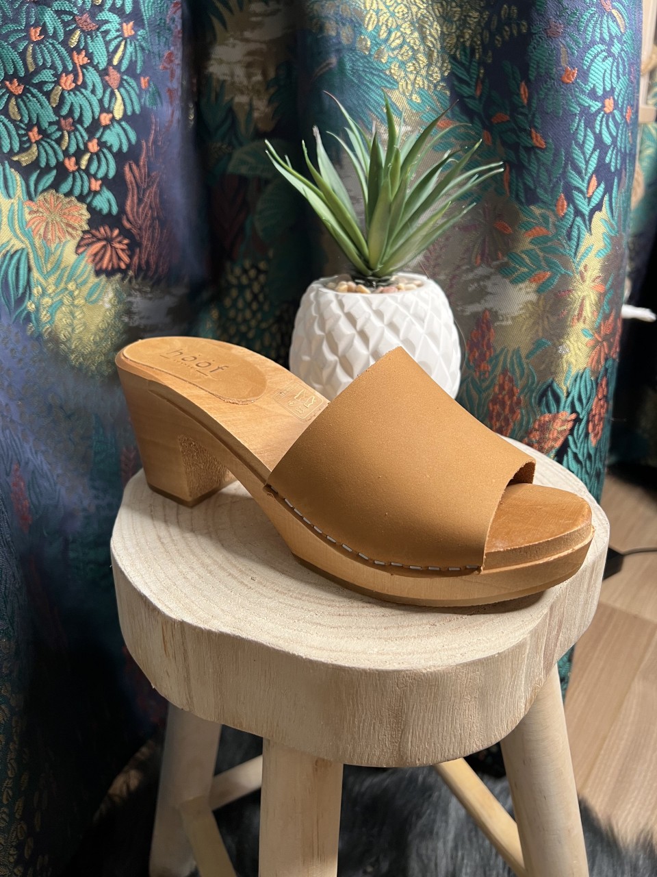 Sabots Nubuck beige Faustine HOOF