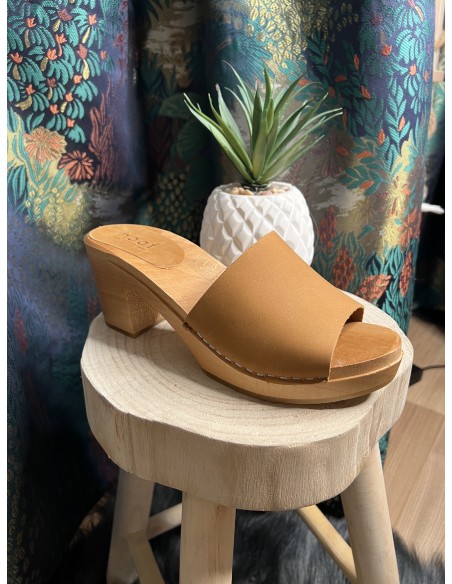 Sabots Nubuck beige Faustine HOOF