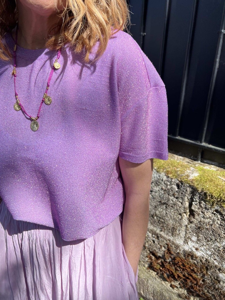 Tee shirt fines paillettes Lurex Costercopenhagen