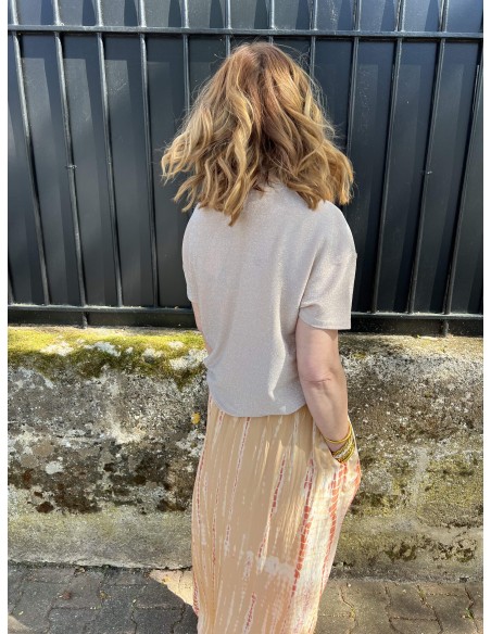 Tee shirt fines paillettes Lurex Costercopenhagen