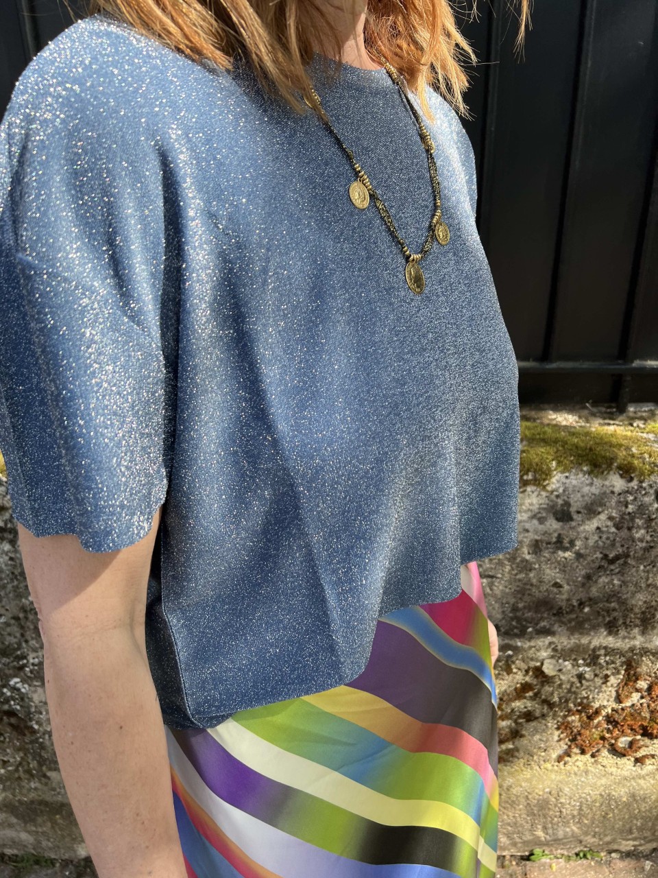 Tee shirt fines paillettes Lurex Costercopenhagen