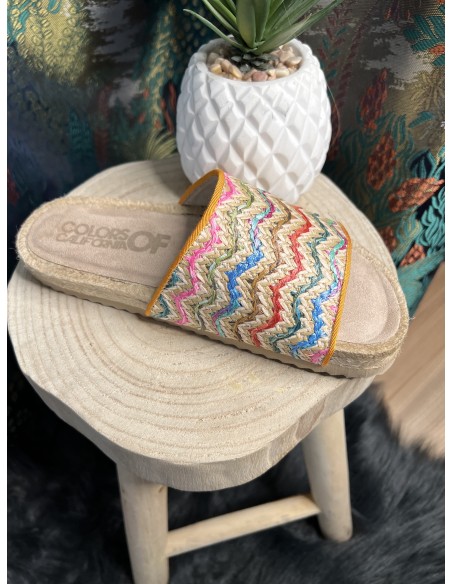 Sandales Espadrille Raphia Colors of California