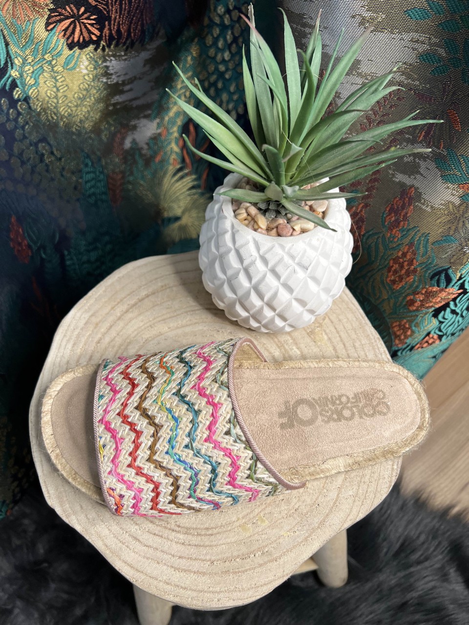 Sandales Espadrille Raphia Colors of California